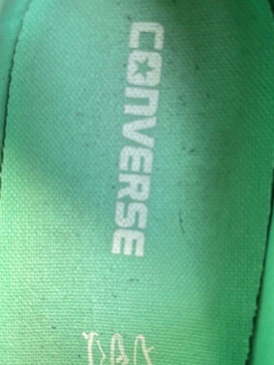 Converse Chuck Taylor All Star Womens Size 10 Green Athletic Shoes Sneakers - Picture 10 of 12